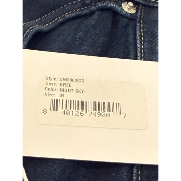 Edwin 1947 Women's Bree Ankle Raw Hem Night Sky Size 34 NWT - Picture 8 of 9